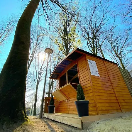 L'etape En Foret بيت خشبي Saint-Sever-Calvados