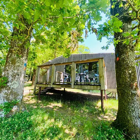 L'etape En Foret بيت خشبي Saint-Sever-Calvados